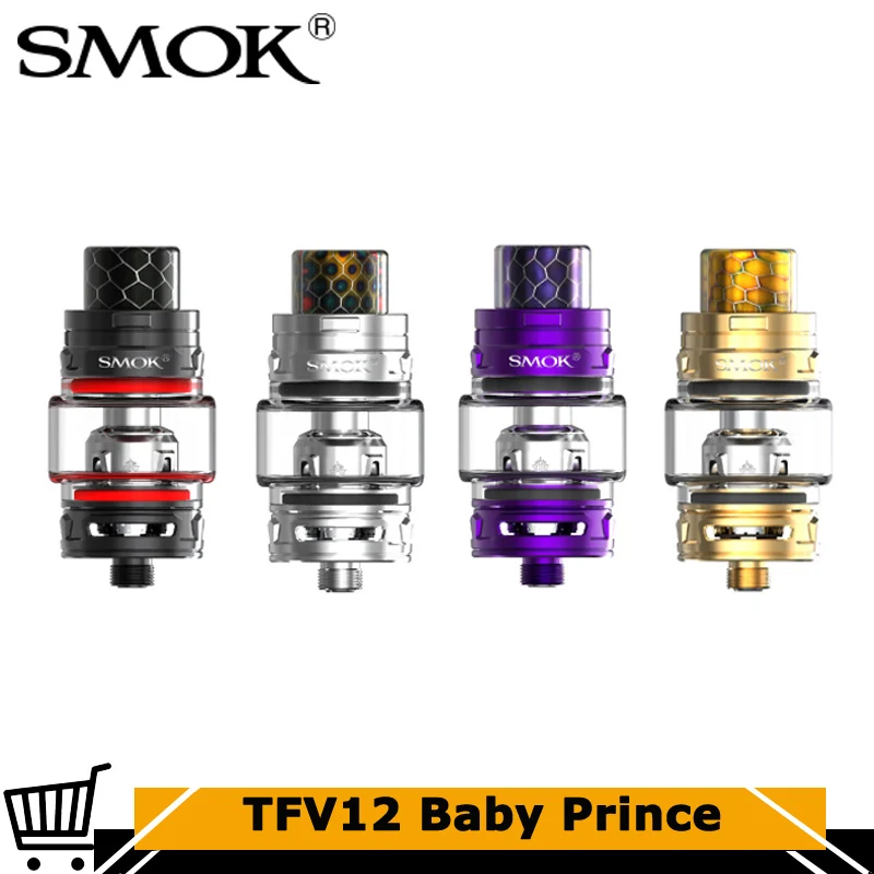 Smok TFV12 Baby Prince Tank 4 5 мл топ заполнение электронных сигарет распылитель с Q4 T12