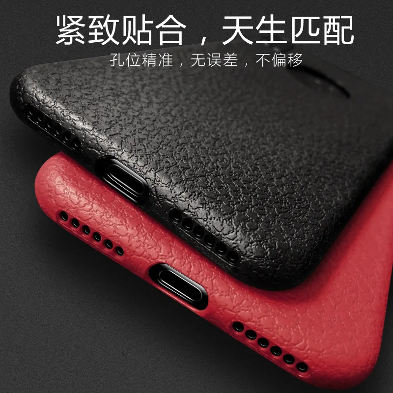 Новый роскошный чехол s для samsung S8 S9 S10 Plus с кожаной текстурой Мягкий ТПУ