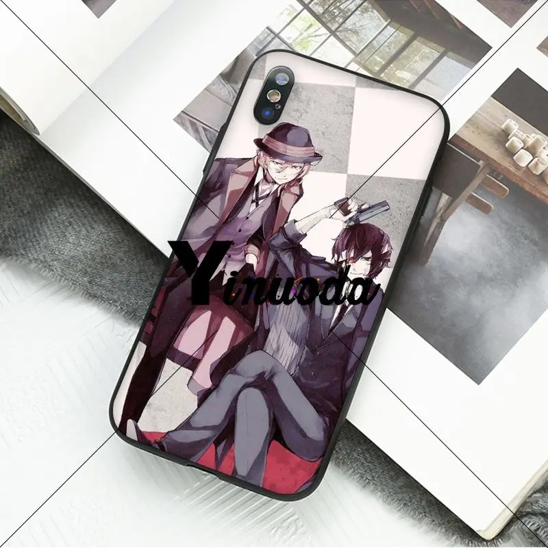 Yinuoda Bungou Stray Dogs Custom Photo Soft Phone Case for iPhone 6S 6plus 7 7plus 8 8Plus X Xs MAX 5 5S XR | Мобильные телефоны и