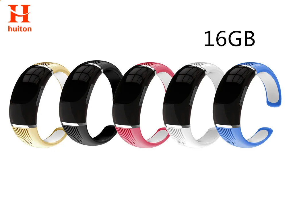 Новейший 16GB наручный диктофон дисплей запись голоса долгое время поддержка MP3 24