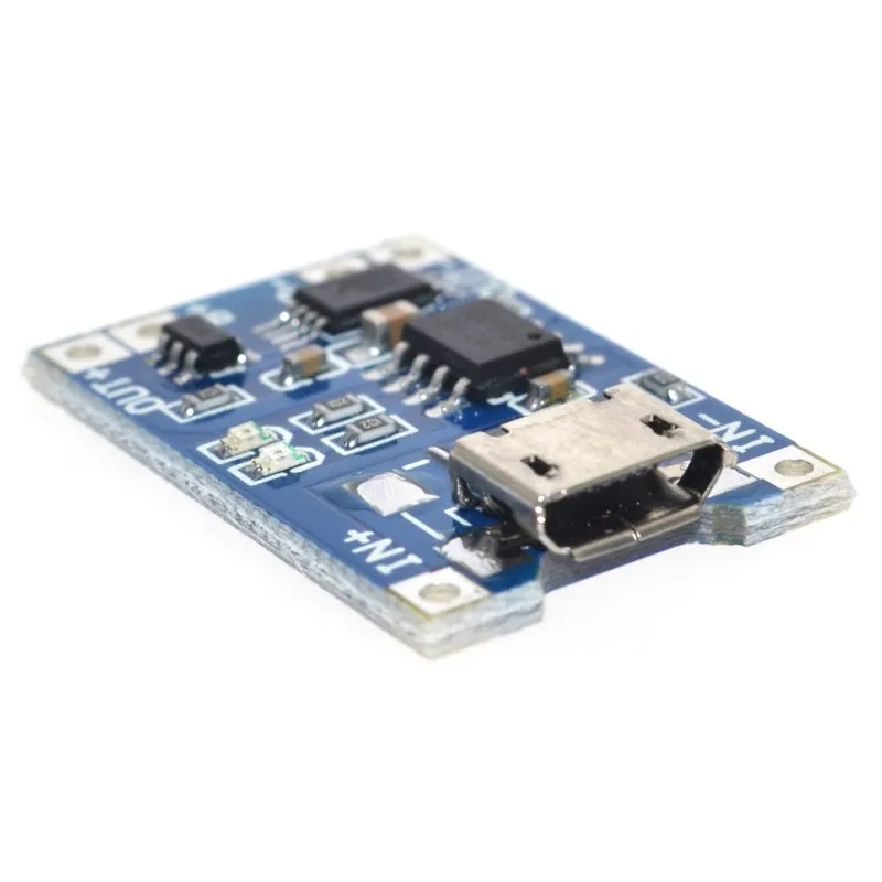 5 шт. Micro USB 5 в 1A 18650 TP4056 модуль зарядного устройства литиевой батареи зарядная плата с защитой двойные функции 1A li-ion