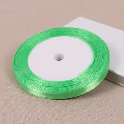Fruit green 25Yards/22Meters/Roll 6mm~50mm Width Polyester Ribbons Cake Gift Box Wrap Ribbon Accessories Handmade DIY Material | Дом и сад