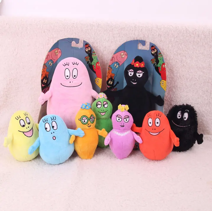 Редкие 9 шт. семья Barbapapa и Barbamama плюшевые игрушки куклы новые