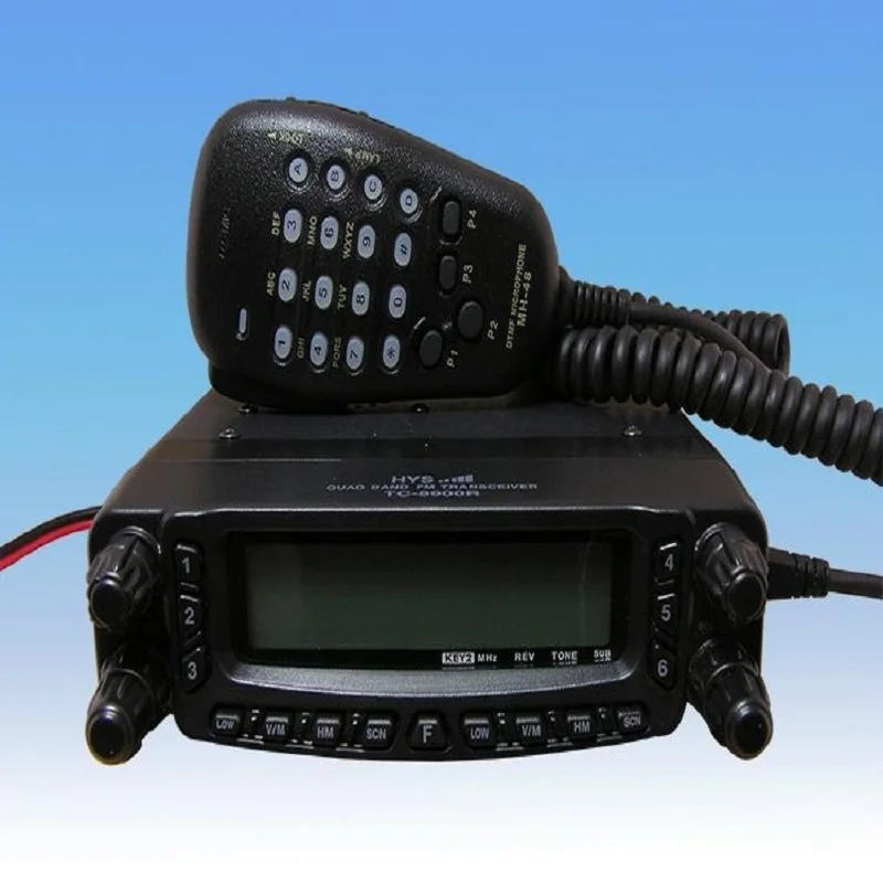 HYS Черный Quad Band HF/vhf/uhf воздуха группа Moible трансивер автомобиль Радио tc 9900|vehicle radio|air