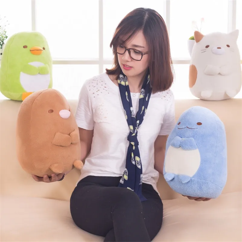 30*22 см плюшевые игрушки милые Сан-Икс сумикко гураши японские игрушки Аниме уголок био ручной биологический мягкий плюш кукла животных