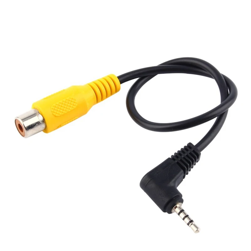 Кабель адаптер AV in для видеосъемки 2 5 мм штекер RCA гнездо кабель GPS и тыловой