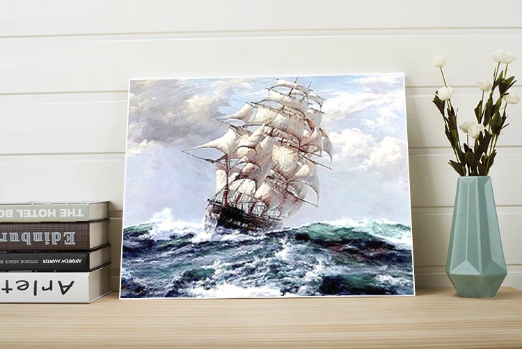 Краски масляные краски по номерам вид на море DIY настенные картины для гостиной украшение дома акриловый Холст Искусство раскраска Рисование для взрослых