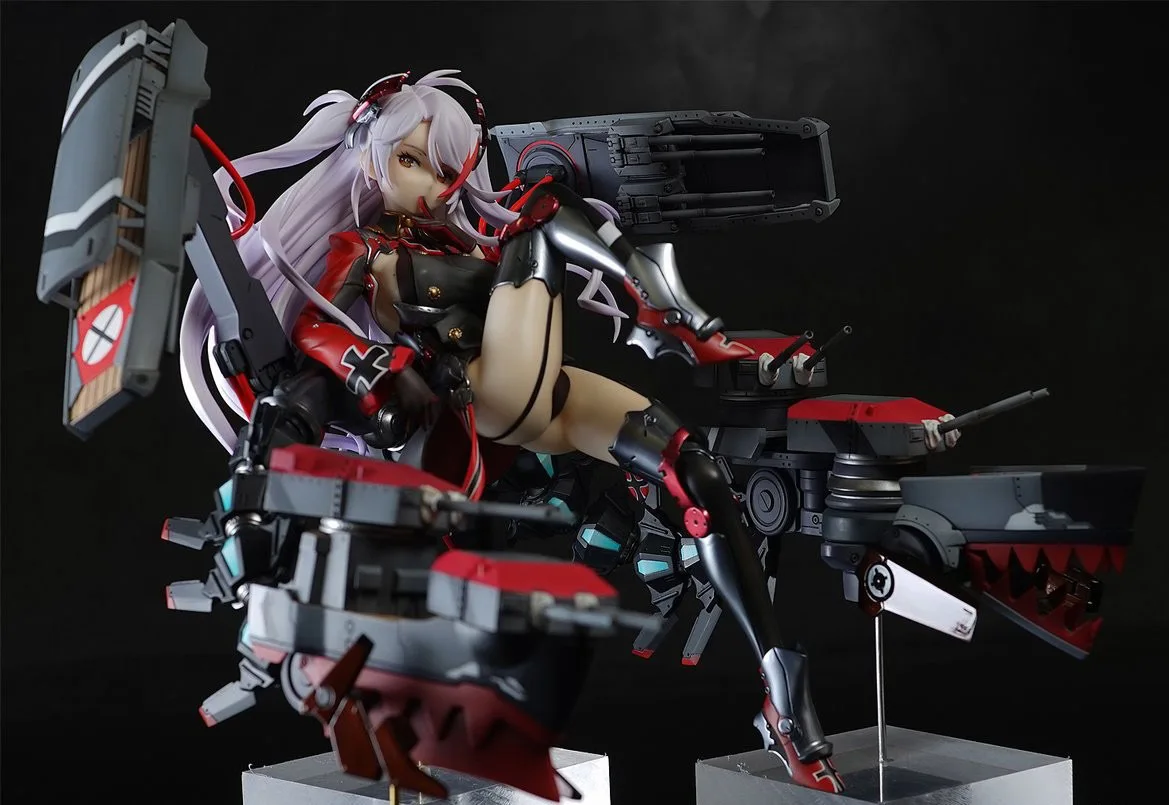 Набор фигурок из смолы Azur Лейн Prinz Eugen Неокрашенный набор из смолы для гаража