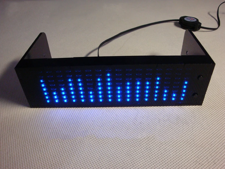 Новинка 1 шт. дисковод для компьютера CD светодиодный уровень спектра музыки SCM