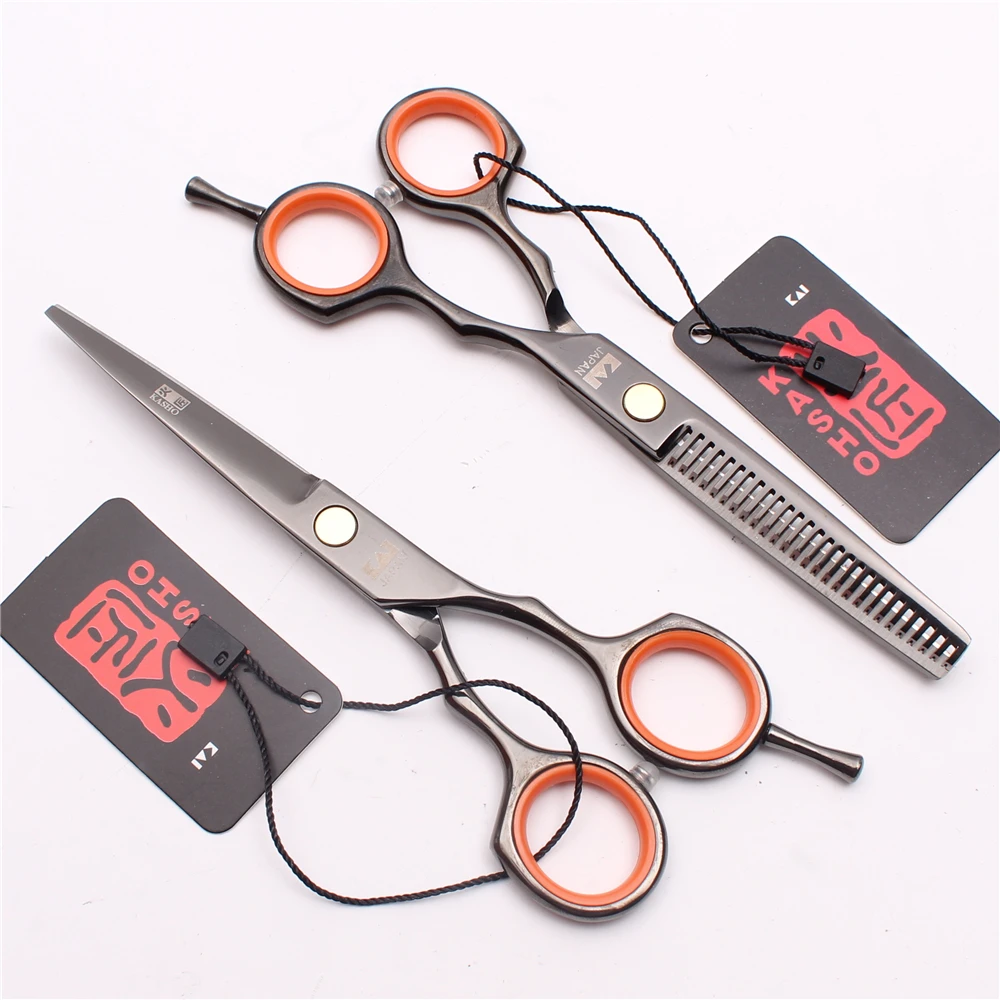H1004 5.5&quot Japan Kasho Professional Hairdresser's Tools Cutting Shears Thinning Scissors Hair Clippers Human Set | Красота и