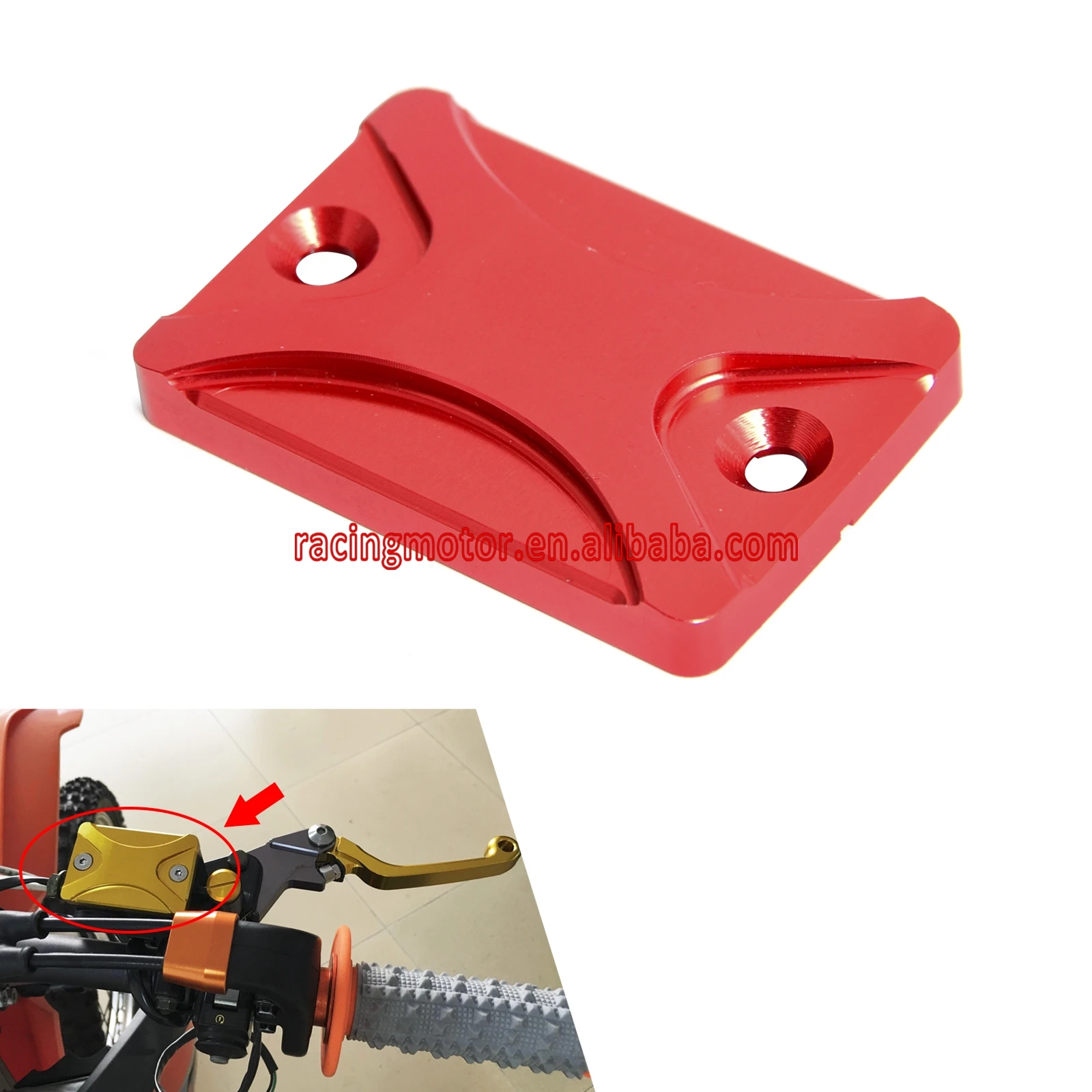 Крышка цилиндра тормозного резервуара CNC для Kawasaki Z300 Ninja 250R 300 KLX250 KLX650 KDX250 KLR650 KLF300