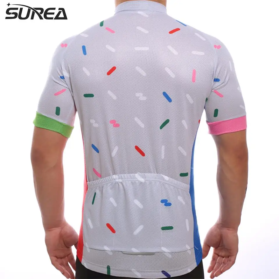 MTB 2017 бренд Surea maillot ciclismo 100% полиэстер велосипедная Джерси Одежда для велоспорта