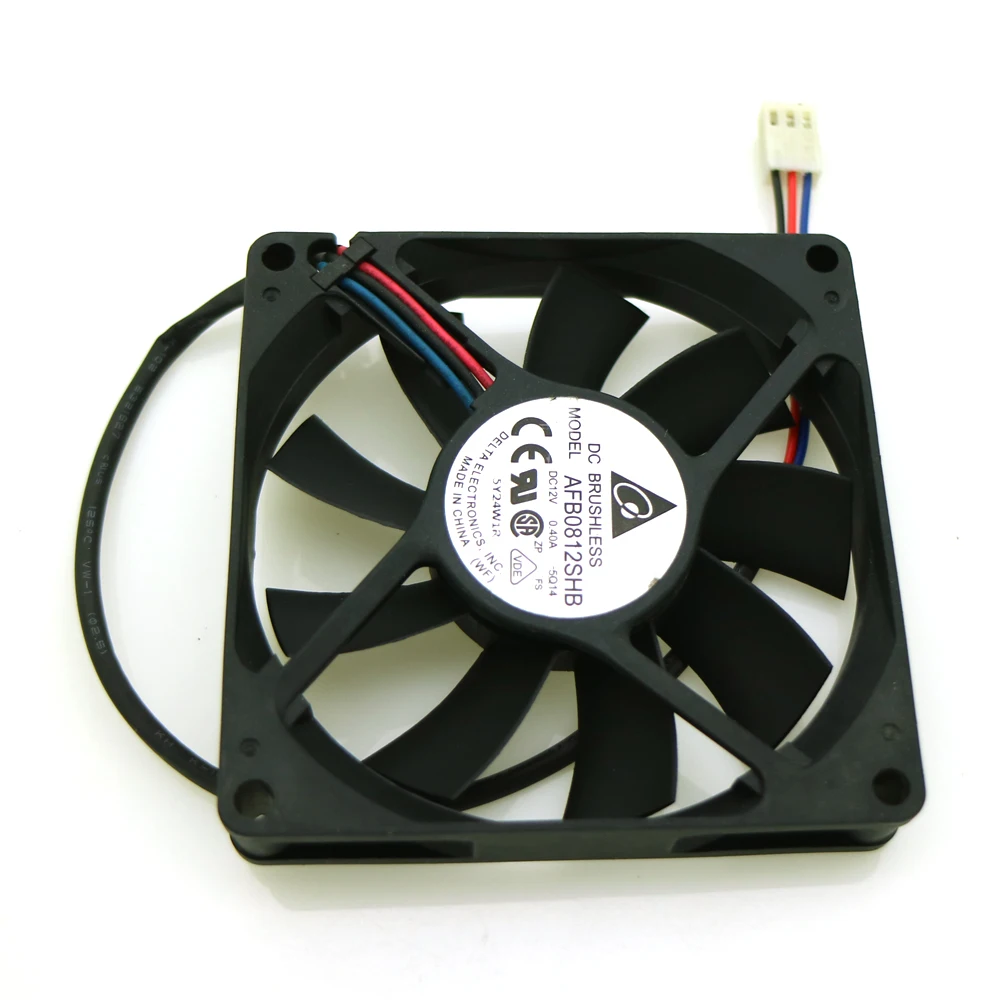 Free Shipping AFB0812SHB - 5Z66 8015 12V 0.40A 3Wire Computer Cooler Cooling Fan | Компьютеры и офис