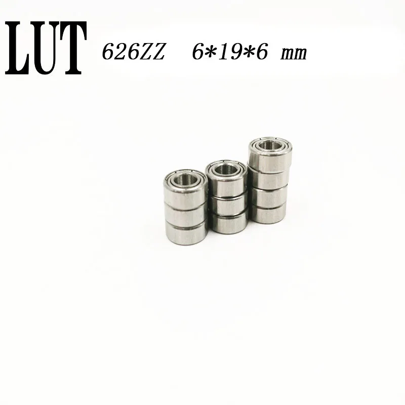50PCS/LOT High quality ABEC-5 626ZZ 626z 626 zz 6X19X6 Metal seal Mini Miniature deep groove ball bearing 6*19*6 mm | Обустройство