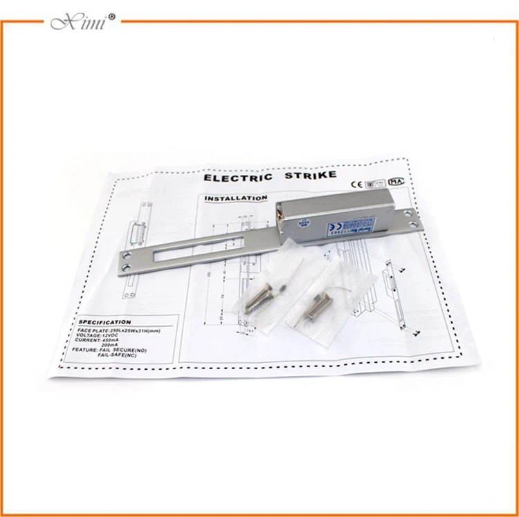 Бесплатная доставка Длинные Тип Электрический удар Strike нержавеющая сталь для