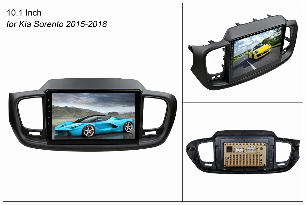 SINOSMART 2.5D ips/QLED Экран 4/8 Core Процессор 2G/4G Оперативная память Android 8,1 автомобильный навигатор gps плеер для Kia Sorento