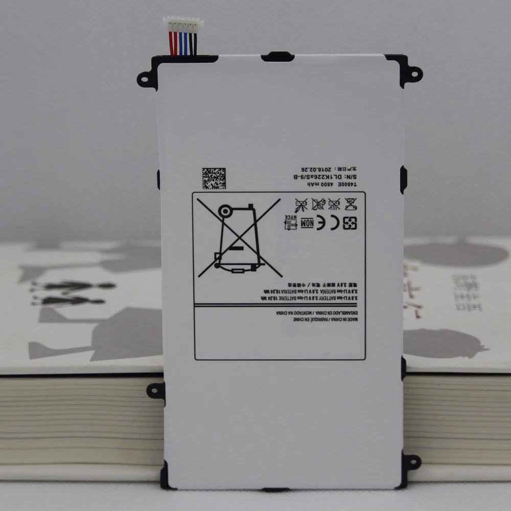 10 шт./лот сменный аккумулятор T4800E для Samsung Galaxy Tab Pro 8 4 in SM-T321 T325 T320 T321 планшета 4800 мАч
