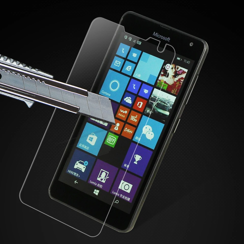 2 шт. Защита экрана для стекла Lumia 535 закаленное стекло Nokia пленка телефона microsoft nokia