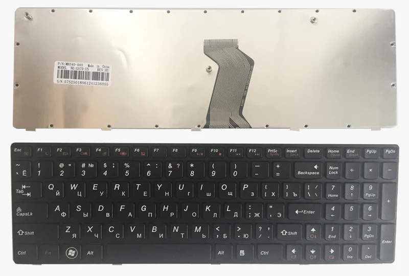 Новая русская клавиатура для lenovo G560 G565 G560A G565A G560E G560L RU Клавиатура для ноутбука