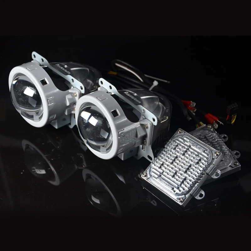 2018 Aozoom обновление супер качество 3 0 дюймов яркий Авто Bi LED объектив проектора 5500K
