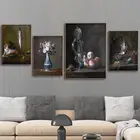 Украшение дома печать холст искусство настенные картины для гостиной постер Paitings французский Chardin Жан-Батист-Симеон цветы