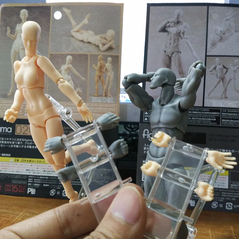 SHFiguarts BODY KUN/BODY CHAN body-chan body-kun серый цвет Ver. Черная ПВХ фигурка Коллекционная модель игрушки