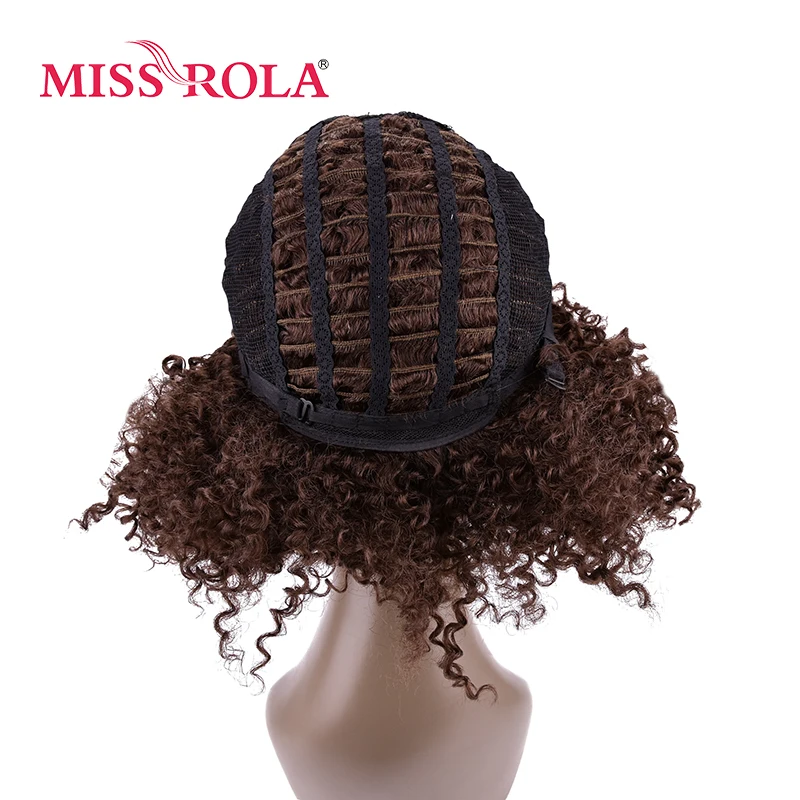 Синтетические кудрявые парики Miss Rola 4 # японские канекалоновые волокна женские 9