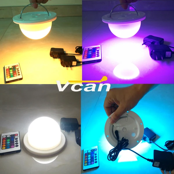 Precio Nuevo DHL FAST Envío Gratis 24 RGBW LED Super Brillante Bajo La Iluminación De La Mesa Para Bodas