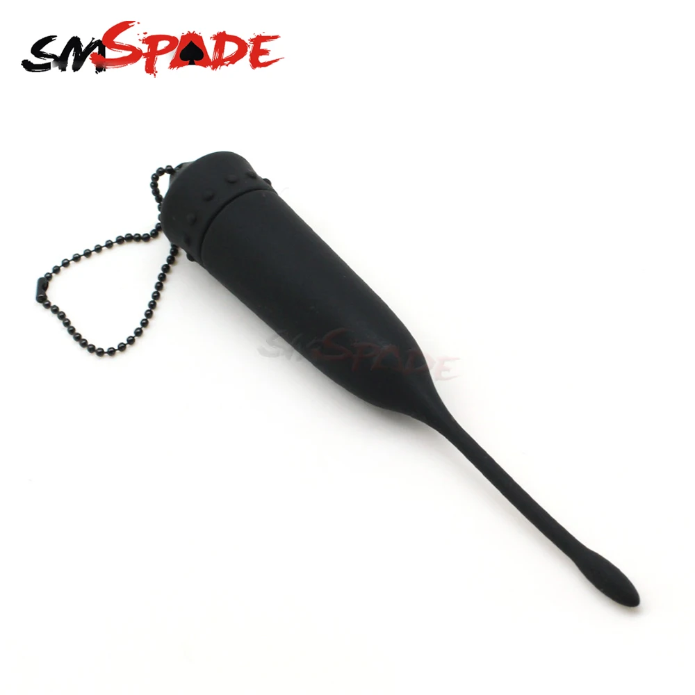 Силиконовый вибратор smspade для пениса 16 см водостойкая палочка уретральный