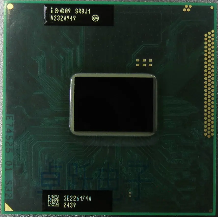 Оригинальный ЦП intel Pentium SR0J1 B980 SROJ1 2 4G/2M HM65 HM67 100% чипы оригинальный IC процессор для
