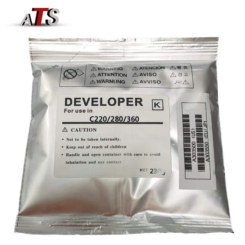 2 шт. запчасти для копировального аппарата Konica Minolta C220 C280 C360|powder toner|copier tonerkonica minolta