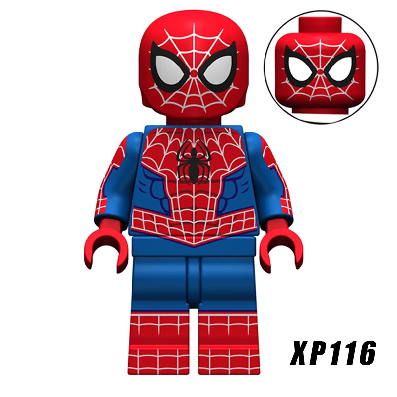 XP116 Супер герои Marvel Мстители Mysterio Ultimate Человек-паук Нуар гвеном строительные блоки фигурки из блоков, игрушки для детей KT1027 - Цвет: XP116