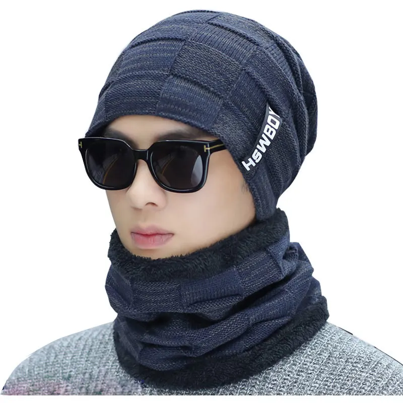 Новые зимние шапки Skullies Beanies, зимние шапки бини для мужчин и женщин, шерстяной шарф, шапки, Балаклава, маска, шапка, вязаная шапка