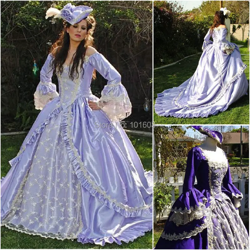 

1860S Victorian Corset Gothic/Civil War Southern Belle Ball Gown Dress Halloween dresses CUSTOM MADE R-021