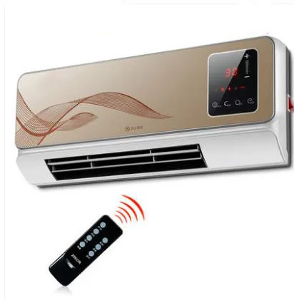 remote control brown Водонепроницаемый настенный Электрический обогреватель с дистанционным управлением Wi-Fi, кондиционер, обогреватель, энергосберегающее устройство с 3 передачами - Цвет: remote control brown
