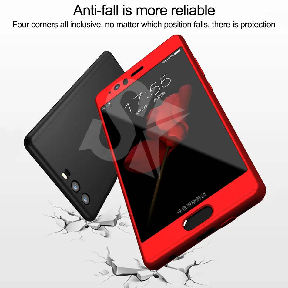 SK 360 Degree Full Cover Cases For Huawei P20 Lite P10 Fundas With Tempered Glass Phone Case Mate 10 |
