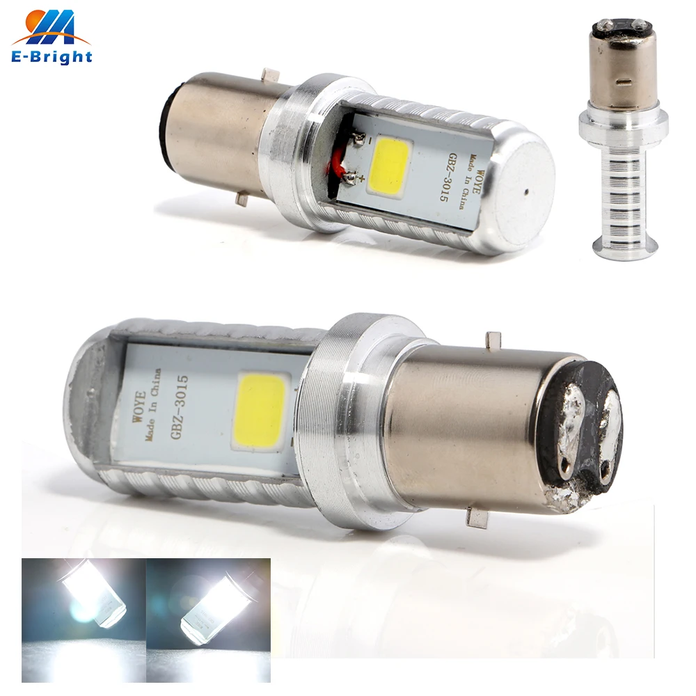 4 шт. 10 шт. 20 шт. 9-80 в BA20D Led 12 Вт COB Светодиодная лампа 900Lm противотуманный светильник для автомобиля грузовика мотоцикла головной светильник s лампы внедорожника 900LM 6500k