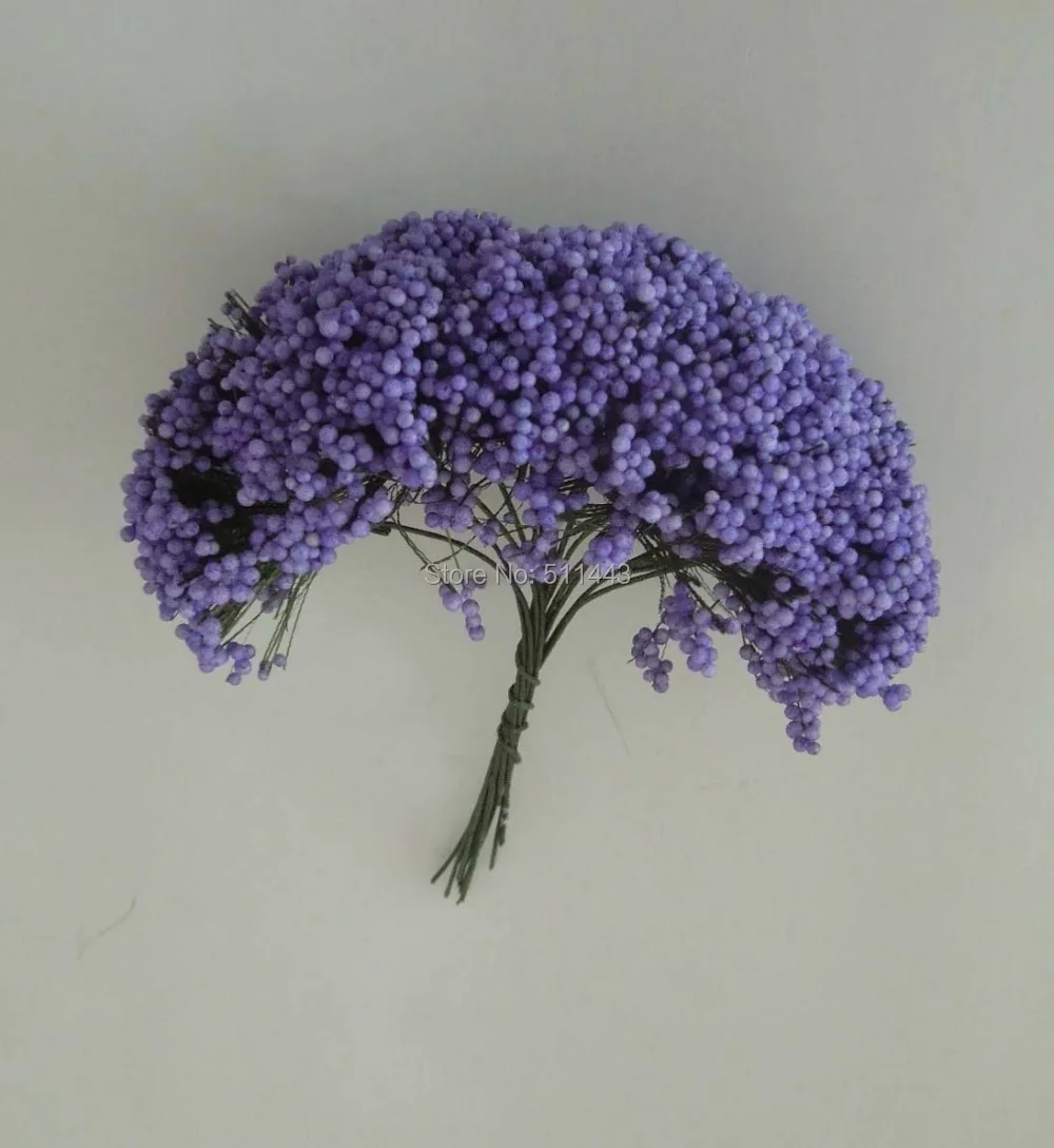 144 шт. искусственный Скрапбукинг пена порей цветы для волос свадебный венок