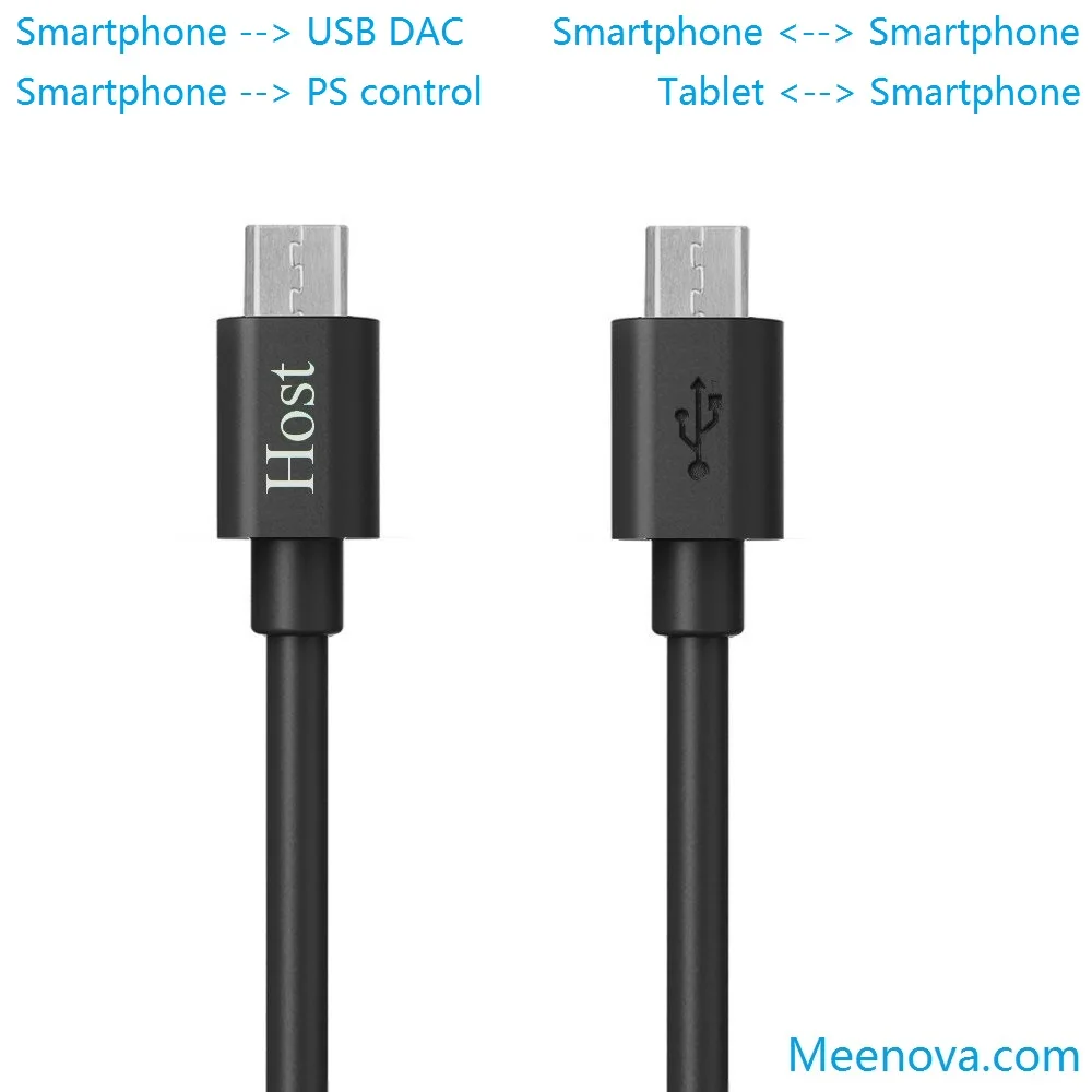 Мобильный кабель Meenova: для MicroUSB to OTG USB DAC Oppo HA2 HiFi Pha3 Chord Hugo Mojo Fiio|cable for|mobile cablecable mobil |