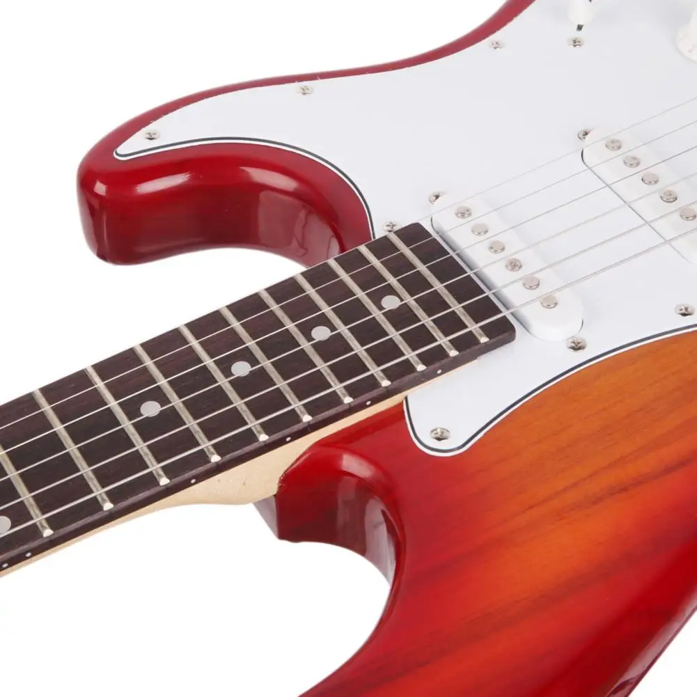 6 струн 39 дюймов электрическая гитара палисандр гриф липа с Gig Bag для начинающих