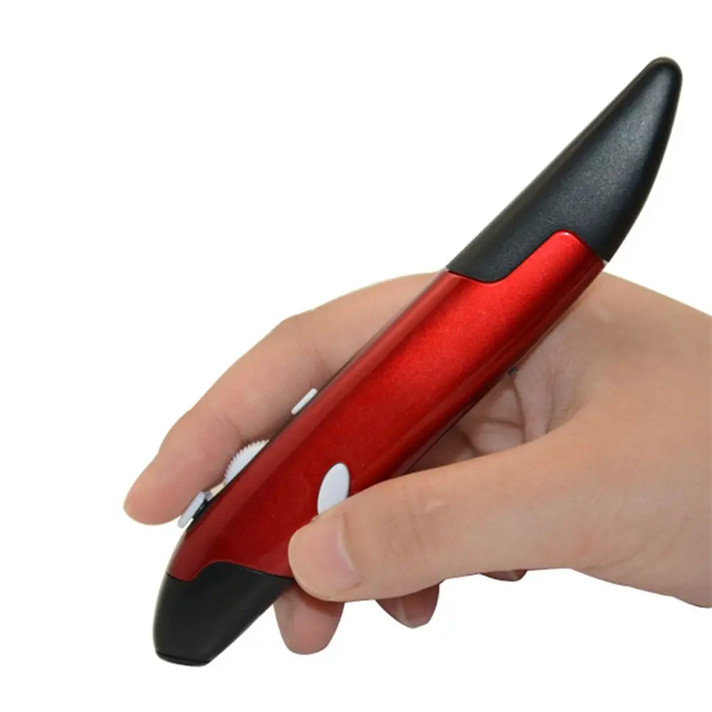 Модная Беспроводная оптическая мышь Pen 2 4 ГГц USB беспроводная карманная для