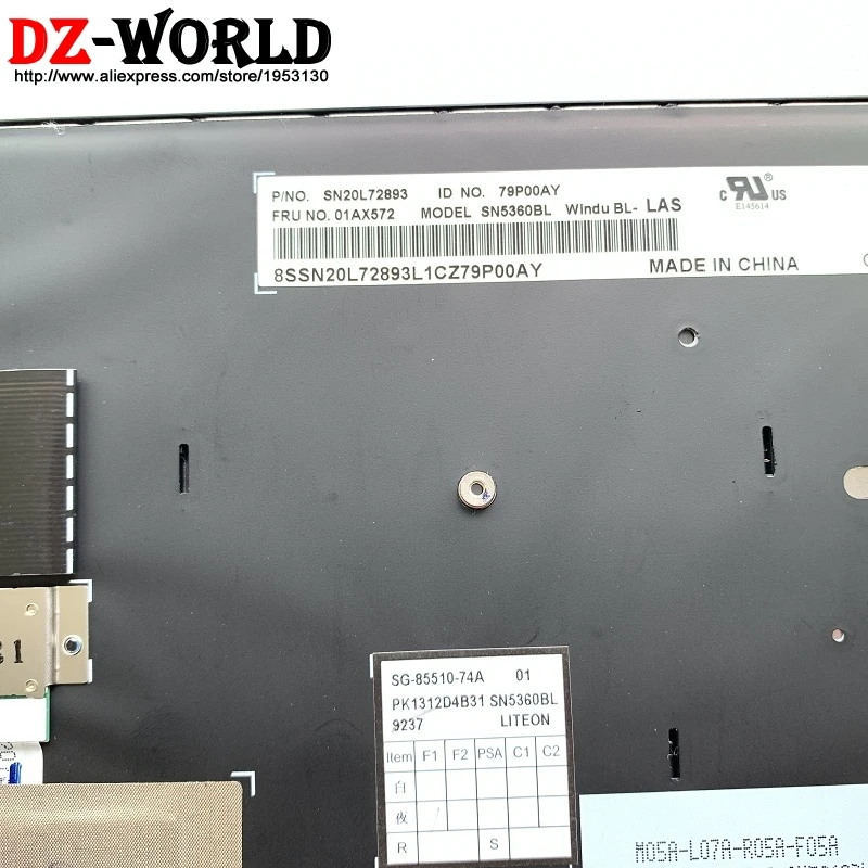 / ES SPA LAS Латиноамериканский Испанский клавиатура с подсветкой для Thinkpad T470 A475 T480 Teclado 01AX572 01AX531 01AX490