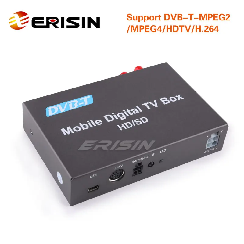 Erisin ES238D Автомобильный/Мобильный DVB/HDTV цифровой ТВ приемник HD|ТВ-приемник для