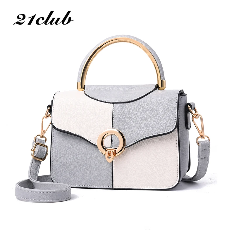 21 Клубная Женская Повседневная сумка с металлическим кольцом и застежкой