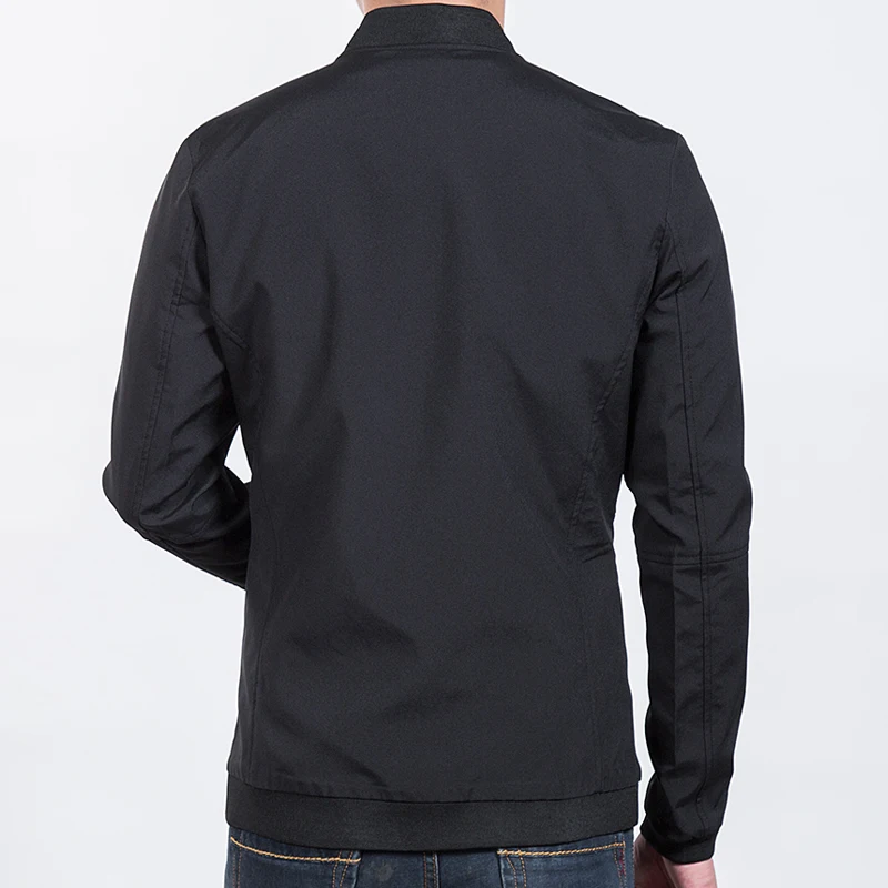 Мужская приталенная куртка с воротником стойкой весна 2019|Мужские куртки| |