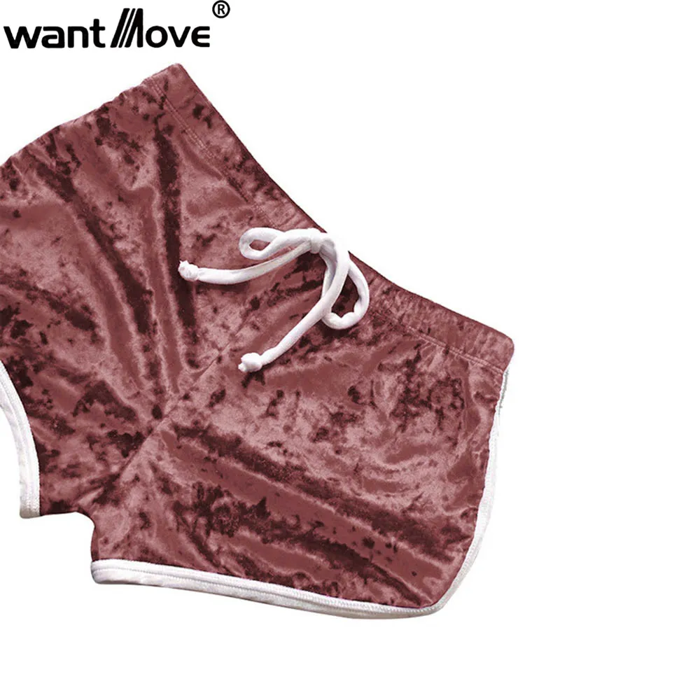 Wantmove/Новинка года; сезон осень-зима; соблазнительное кружевное шитье; облегающая сумка; бархатные шорты со стразами; JZ509