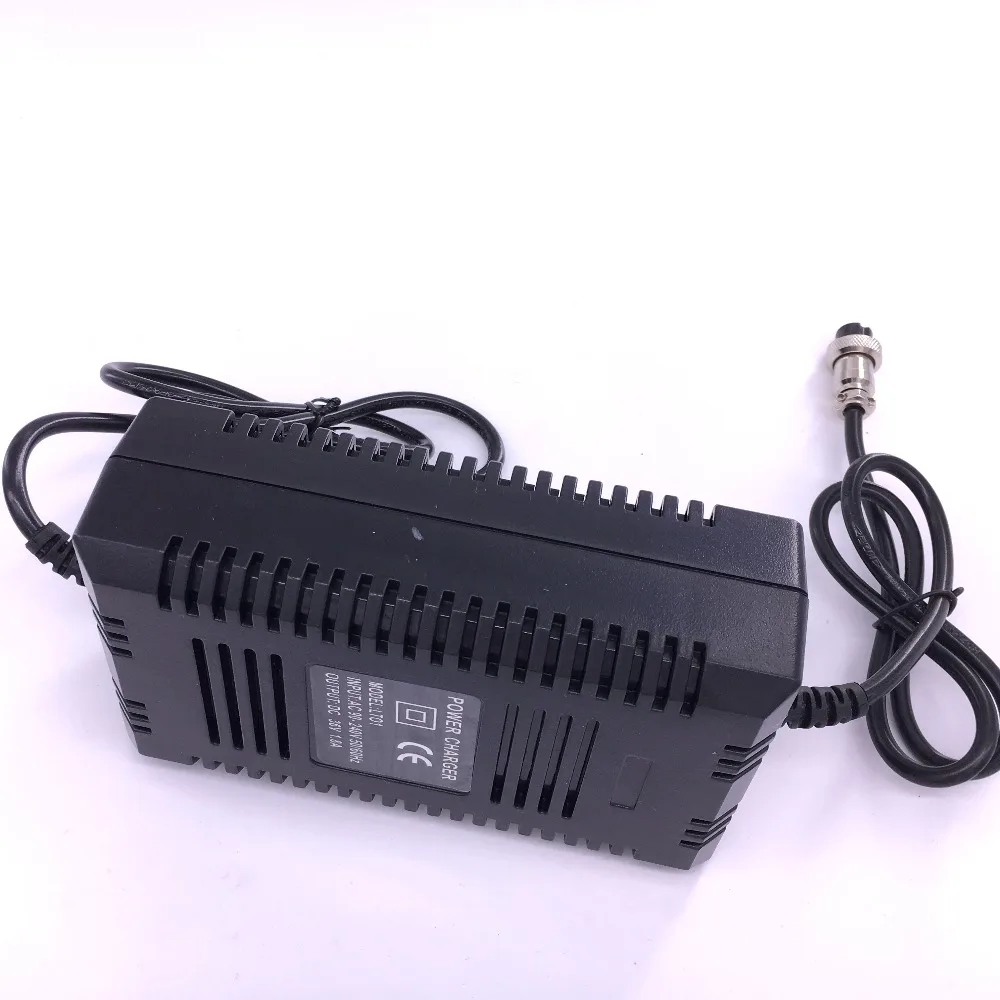 Стандарт ЕС 36 V 2A зарядное устройство для электрических скутеров 3 контактный штепсельная вилка XLR гель свинцово-кислотная умная Зарядка питания 1.6A-2.0A 36 V для 12AH 14AH