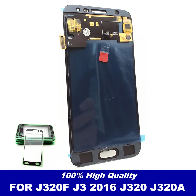 Замена сенсорных ЖК дисплеев для Samsung Galaxy J3 2016 J320 J320A J320F J320FN телефон дисплей