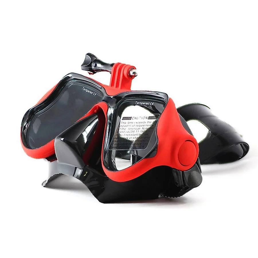 Маска для дайвинга Go Pro спортивные очки плавания подводного GoPro Hero 4 Session 3 + SJCAM