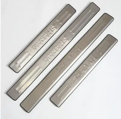 For Sharan 2012 - 2018 Door Sill Guards stainless steel Slipper plate Cover Trim | Автомобили и мотоциклы